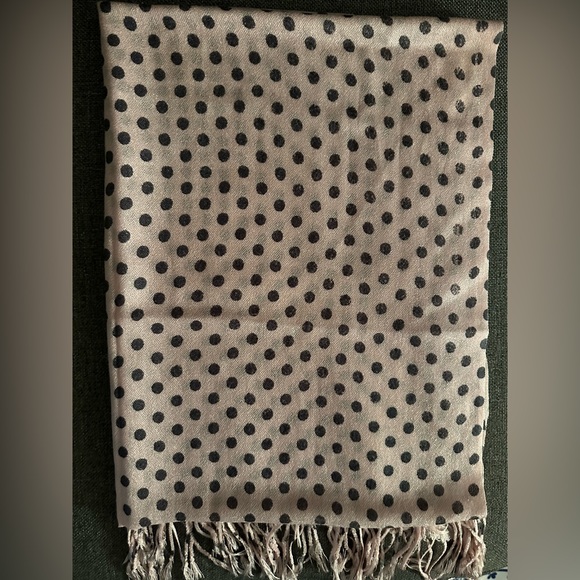 Set of 2 Polka Dot Pashmina Shawls, Scarves - Picture 3 of 3